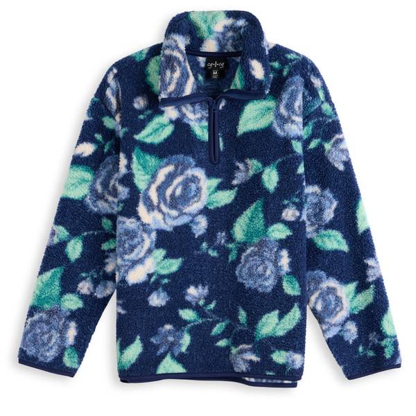 Photo of Women's Half Zip Sherpa Boucle Jacket