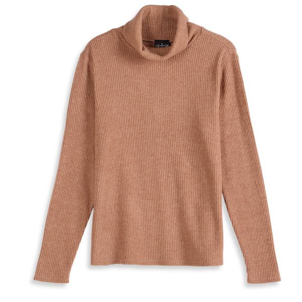 Photo of Women's Long Sleeve Turtleneck Rib Top