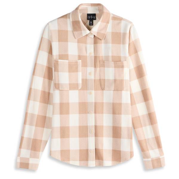 Photo of Women's Long Sleeve Collar Button Front Shirt