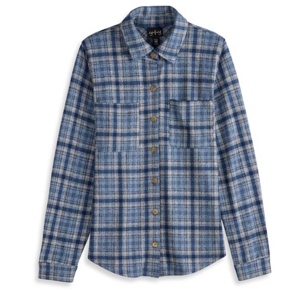 Photo of Women's Long Sleeve Collar Button Front Shirt