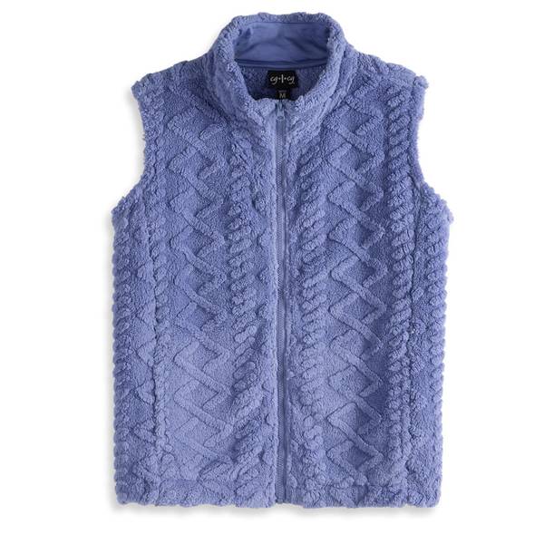 Photo of Women's Mock Neck Sculpted Sherpa Vest