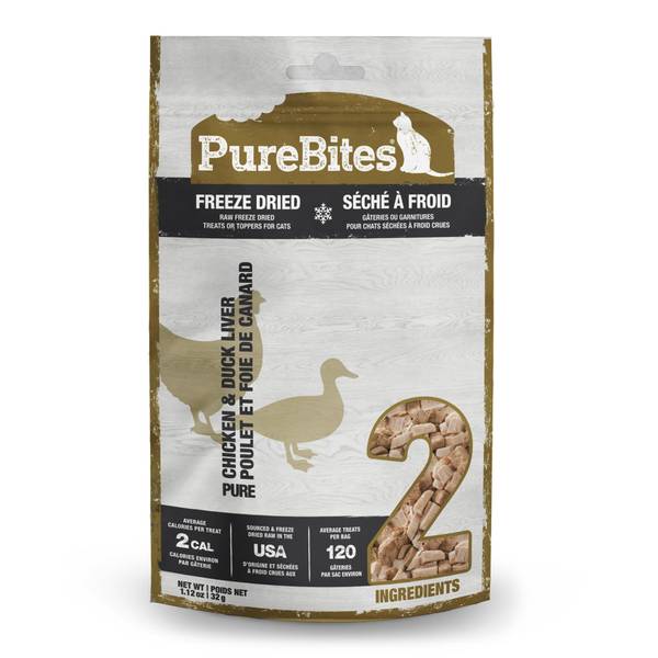 Photo of 1.12 oz Freeze Dried Chicken Breast and Duck Cat Treats
