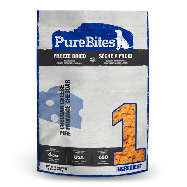 Photo of 16.6 oz Freeze Dried Cheddar Cheese Dog Food