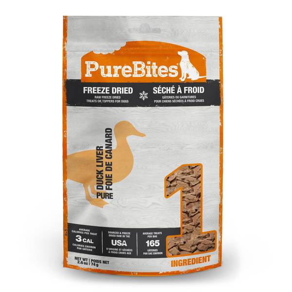 Photo of 2.6 oz Freeze Dried Duck Dog Treats
