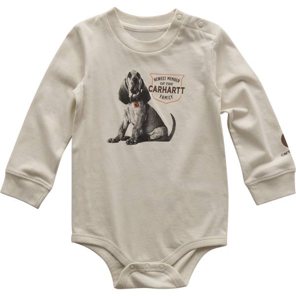Photo of Infant Boys Long Sleeve Dog Bodysuit