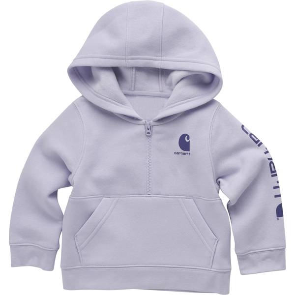 Photo of Infant Girls' Long Sleeve Half-Zip Sweatshirt
