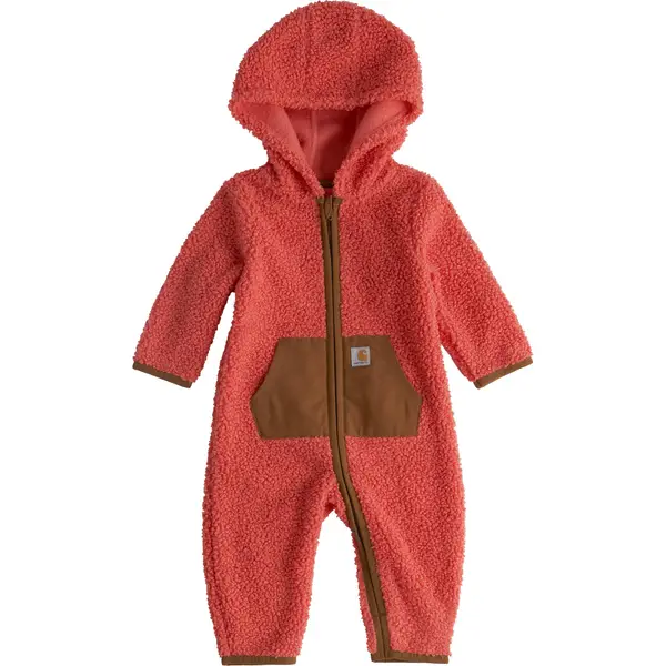Carhartt Infant Boys Long Sleeve Zip-Front Sherpa Coverall