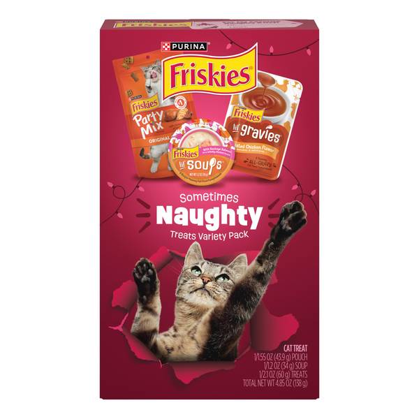 Friskies Naughty Cat Treats Variety Pack