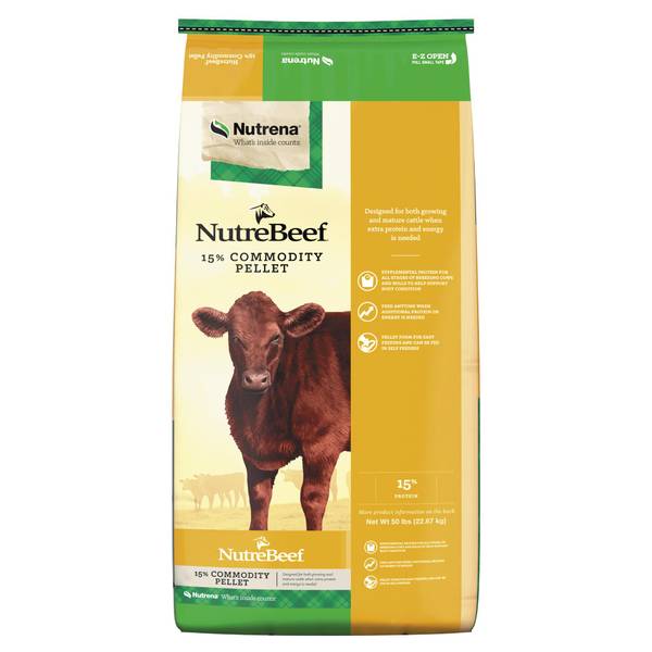 Photo of Nutrebeef 15% Commodity Pellet 50 lbs