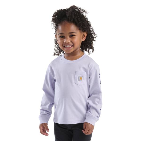 Photo of Toddler Girls' Long Sleeve Core Logo T-Shirt
