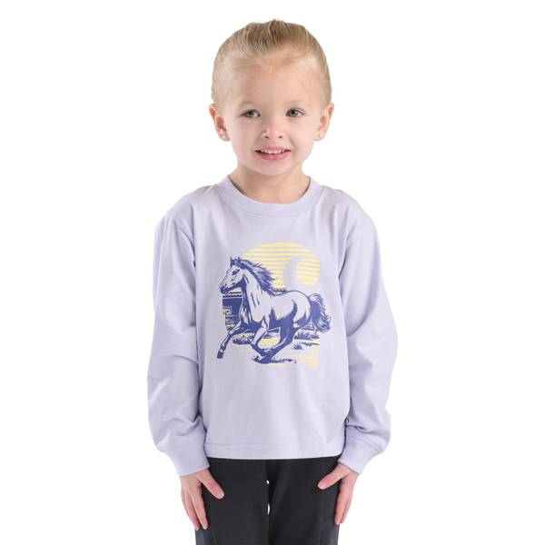 Photo of Toddler Girl's Long Sleeve Run Wild T-Shirt