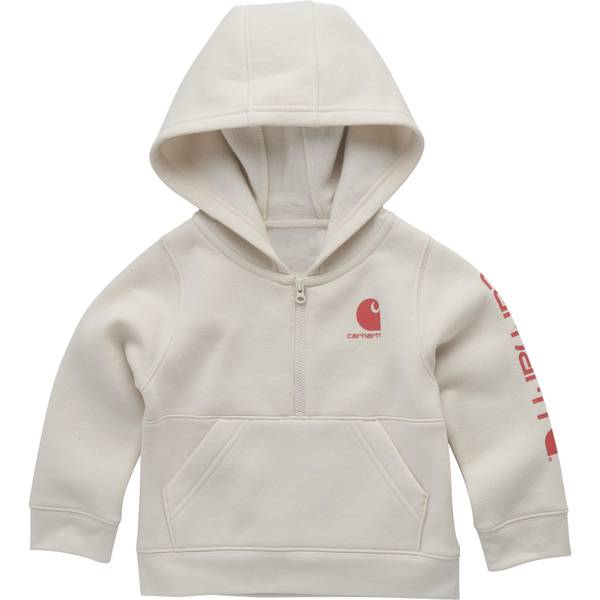 Photo of Infant Girls' Long Sleeve Half-Zip Sweatshirt