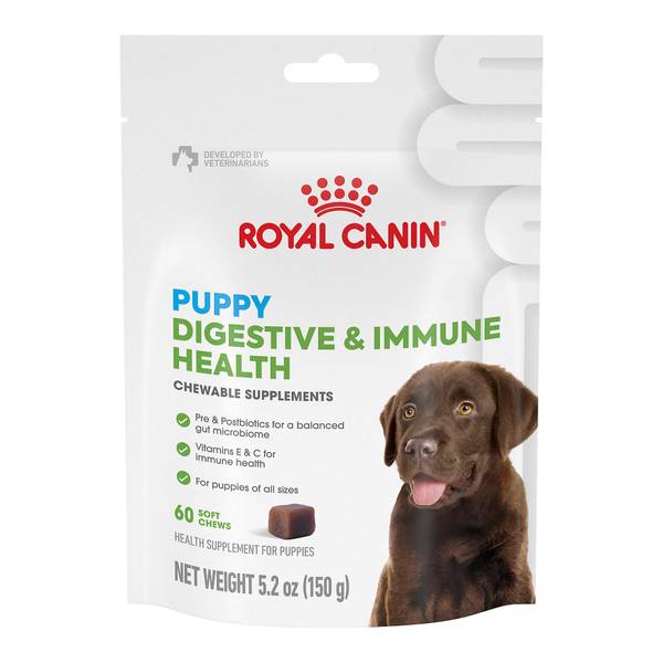 Photo of Puppy Digestive & Immune Health Supplement Soft Chews for Dogs, 5.29oz