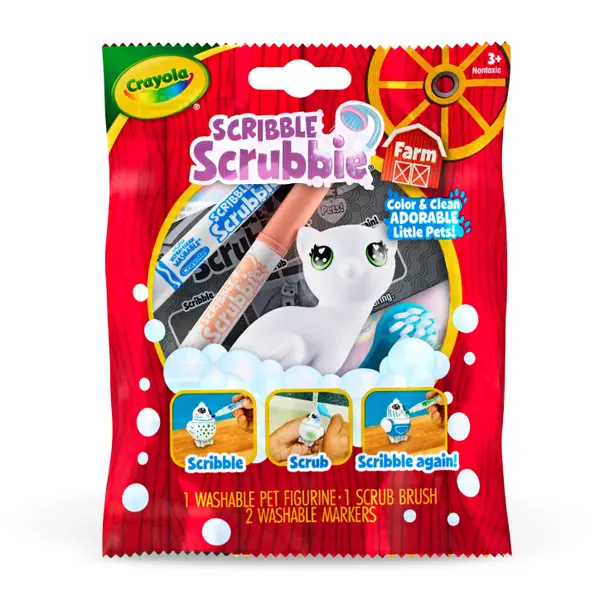 Crayola Scribble Scrubbie Farm 1-Count - 74-0232 | Blain's Farm