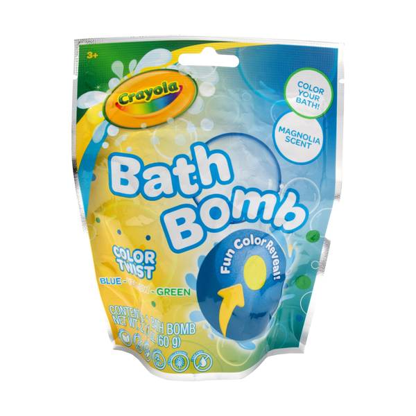 Crayola Blue Color Twist Bath Bomb - 42CS958HBAZABLU | Blain's Farm \u0026 Fleet, image size:600x600