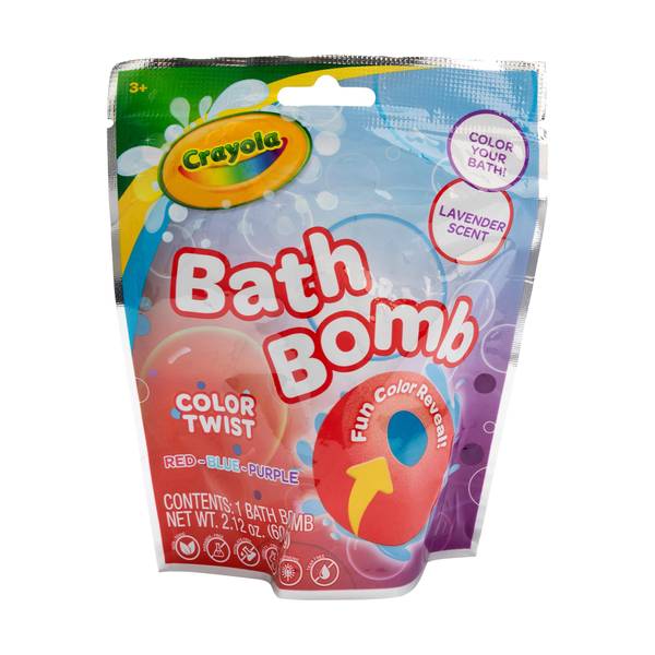 Crayola Red Color Twist Bath Bomb - 42CS958HBAZARED | Blain's Farm \u0026 Fleet, image size:600x600