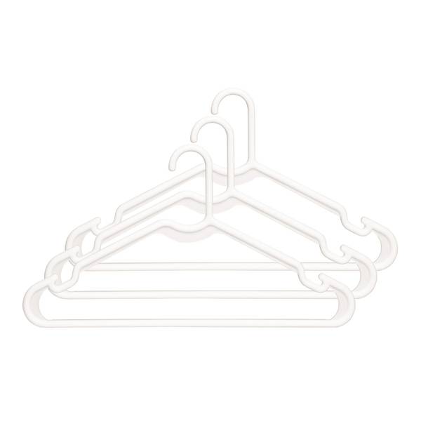 Photo of 3-Pack Heavy Duty Plastic Clothes Hangers