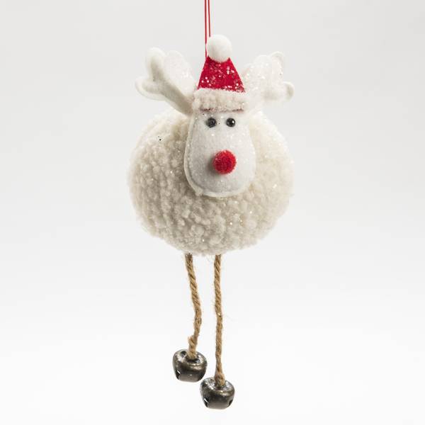 Photo of Sheep Ornament, Red, 7.5"