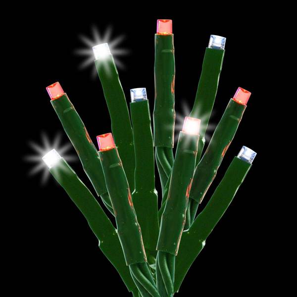 Holiday Bright Lights 100L Twinkling Rice Candy Cane Light Connectable ...