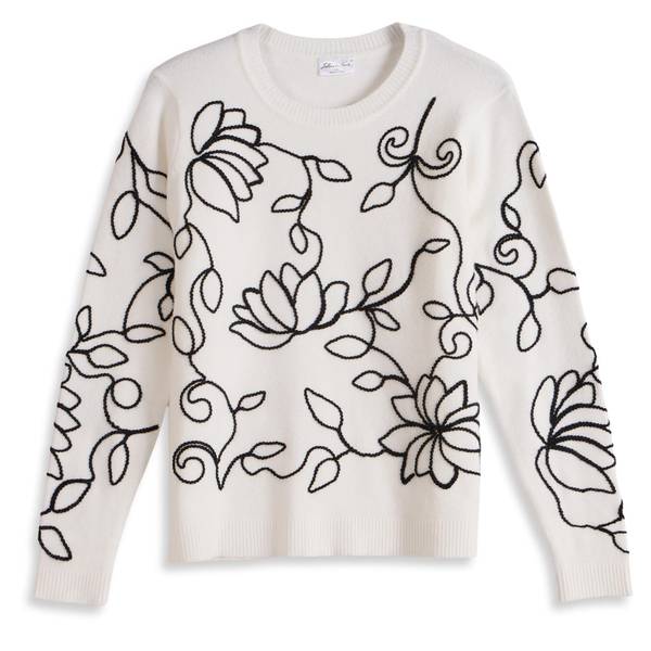 Photo of Women's Long Sleeve Soutache Print Pull Over