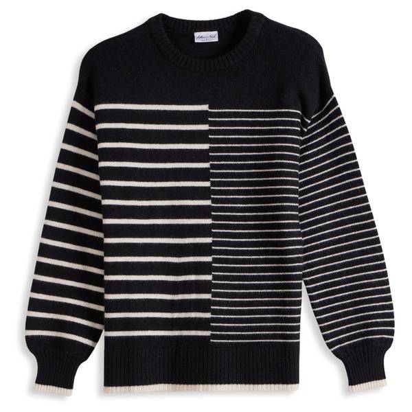 Photo of Women's Long Sleeve Mixed Stripe Pull-Over
