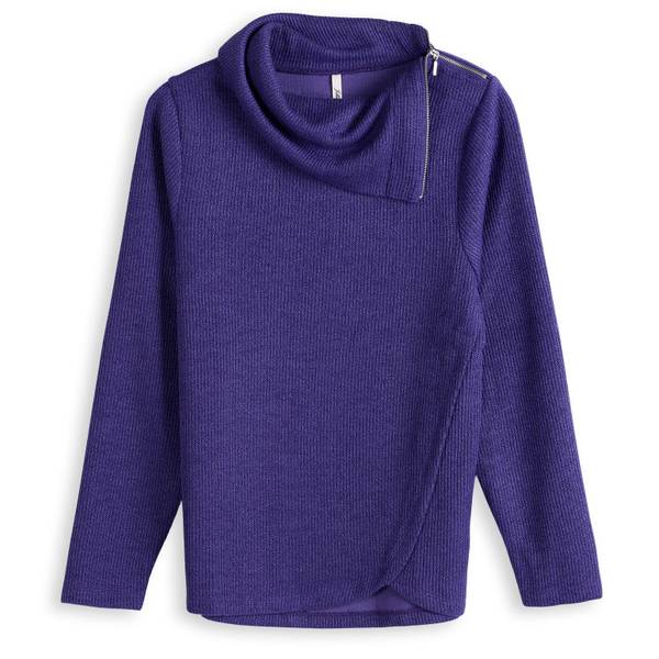 Photo of Women's Long Sleeve Split Neck Zip