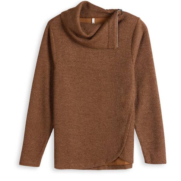 Photo of Women's Long Sleeve Split Neck Zip