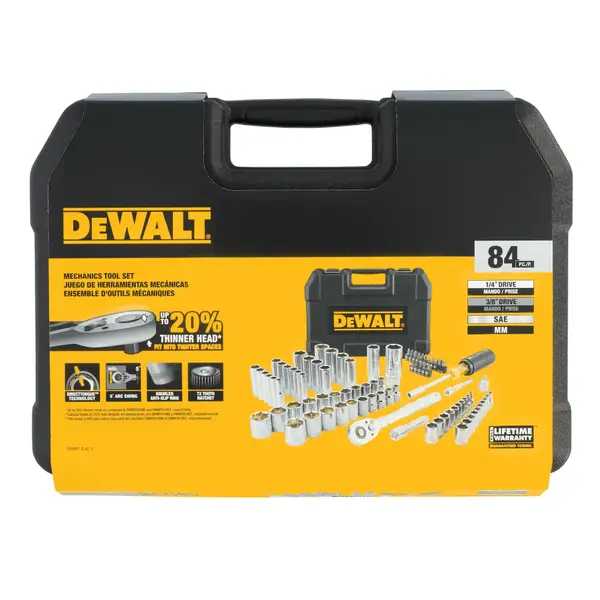ロンディーノ ファゴット用 ツールキッド DEWALT 84-Piece Mechanics Tool Set - DWMT45424 | Blain's Farm & Fleet