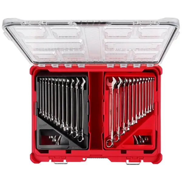 Milwaukee 30pc Metric & SAE Combination Wrench Set with PACKOUT