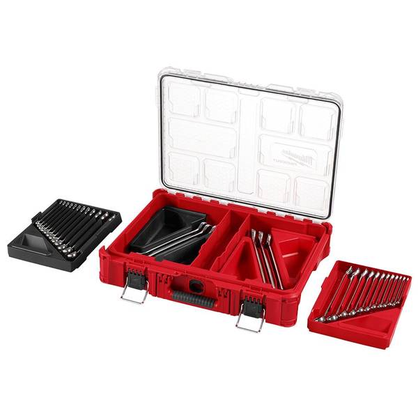 Photo of 30pc Metric & SAE Combination Wrench Set with PACKOUT Organizer