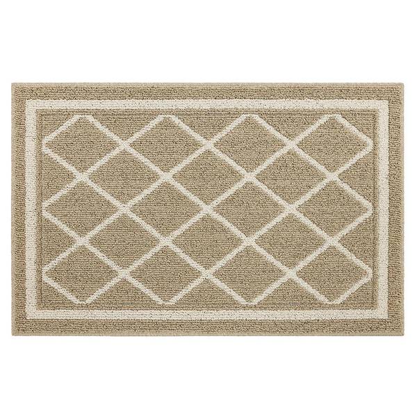 Photo of Diamond Beige Accent Rug, 30"x45"