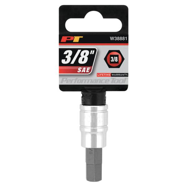 Photo of 3/8" Dr. 3/8" Hex Bit Socket