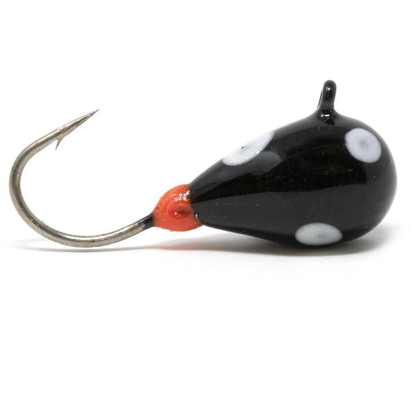 Photo of Drop Jig, Size 14, 1/32oz,  Black/Glow Dot