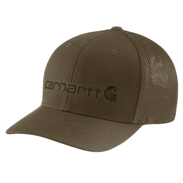 Photo of Men's Rugged Flex Fitted Canvas Mesh-Back Logo Graphic Cap