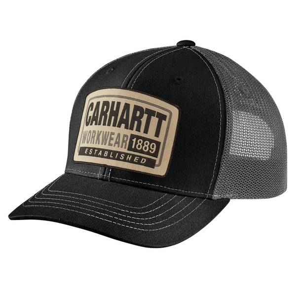 Photo of Canvas Mesh-Back Workwear Patch Cap