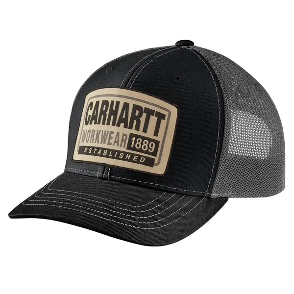 Carhartt Canvas Mesh-Back Workwear Patch Cap - 107004-N04-OS