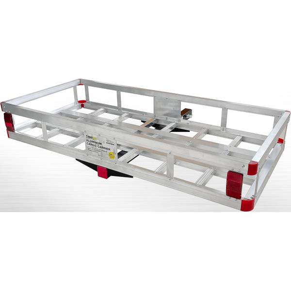 Photo of Aluminum Cargo Carrier, Hitch Tightener Trailer Hitch Mount for Car, 2" Receiver