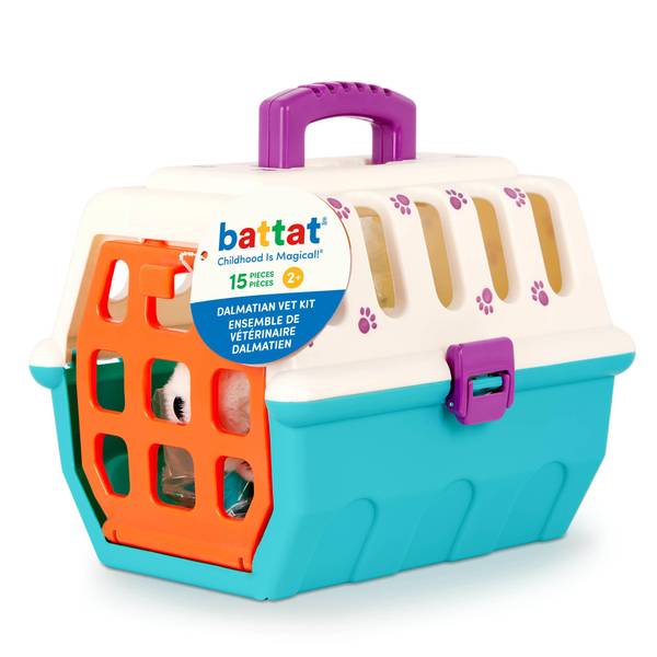 Battat Pretend Play Vet Kit - 16 Pieces - Multicolored