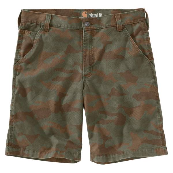Photo of Men's Rugged Flex Relaxed Fit Canvas Work Shorts