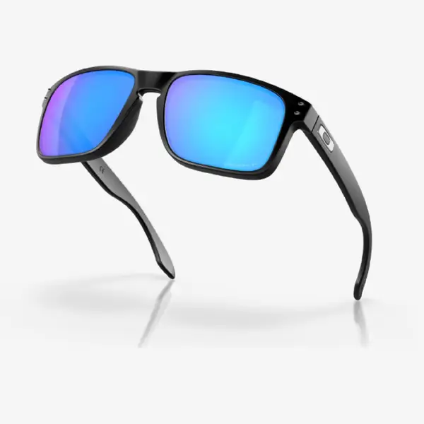 Oakley Holbrook Matte Black with Prizm Sapphire Lenses - OO9102