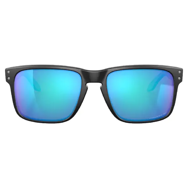 Oakley Holbrook Matte Black with Prizm Sapphire Lenses - OO9102
