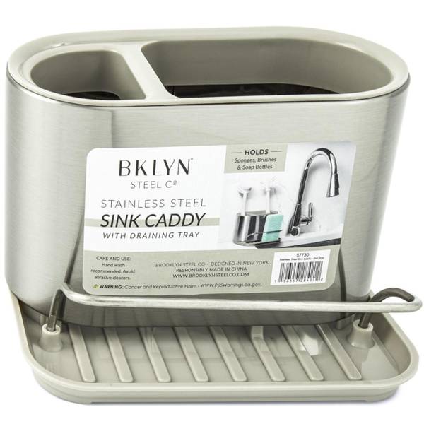 Photo of Stainless Steel Owl Grey Sink Caddy