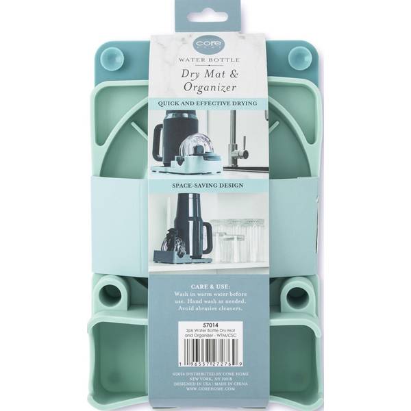 Photo of 2-Pack Water Bottle Dry Mat and Organizer