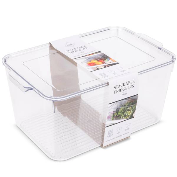 Photo of Large Stackable Fridge Bin with Lid