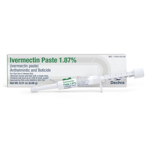 Ivermectin Paste 1.87%, .21oz