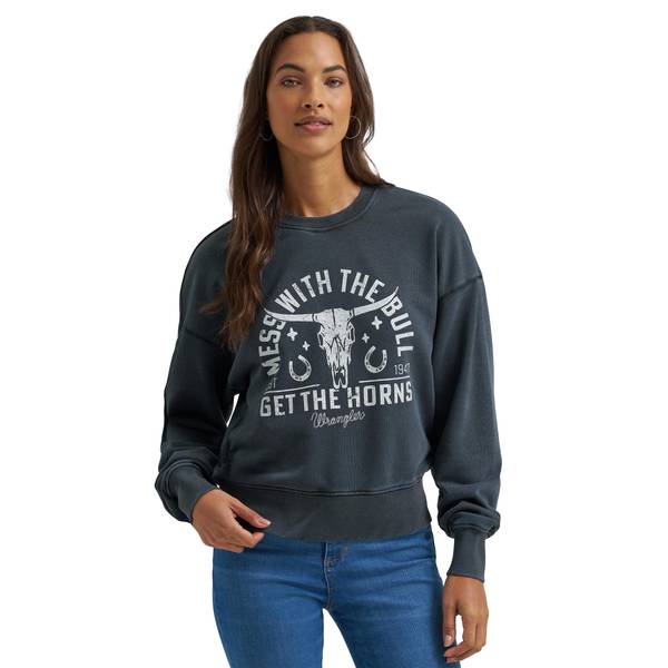 Photo of Women's Crop Crewneck Sweatshirt