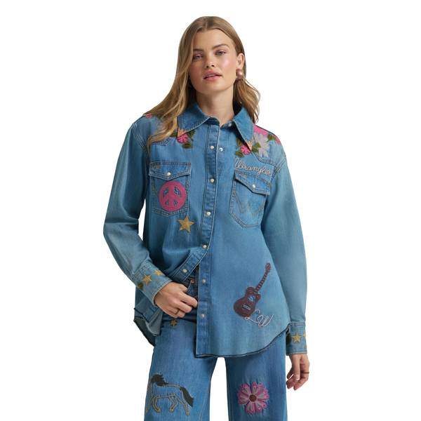 Photo of Women's Lainey Laid Back Denim Shirt