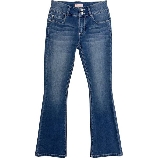 Photo of Girl's Cozy Knit Flare Jeans