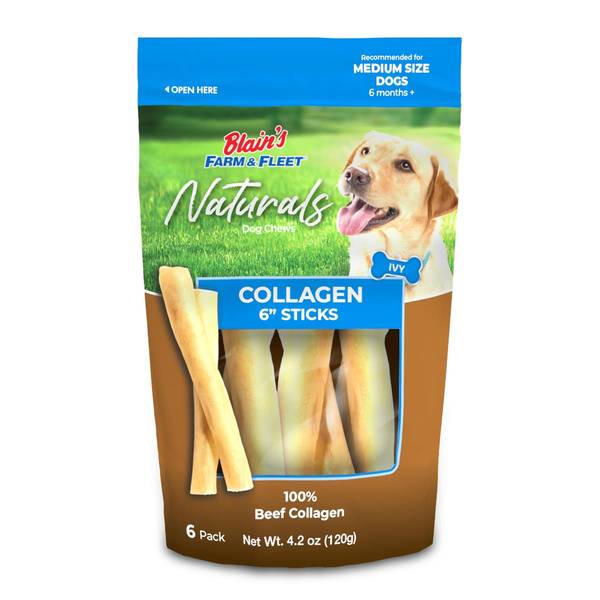 Photo of 6-Pack 6" Collagen Stick Dog Chew