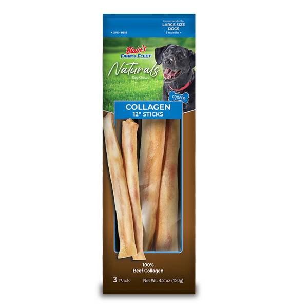 Photo of 3-Pack 12" Collagen Stick Dog Chew